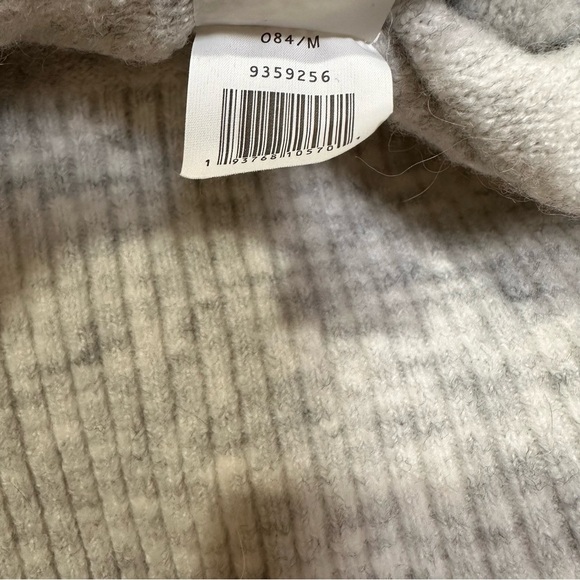 Vince Camuto Women’s MED Light Heather Gray Wool Blend Mock Neck Sweater - Picture 7 of 9